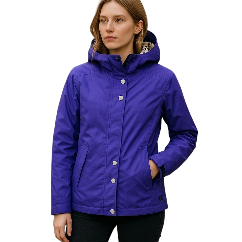 Burton Women's Purple Insulated Ski Shell Winter Jacket with Hood